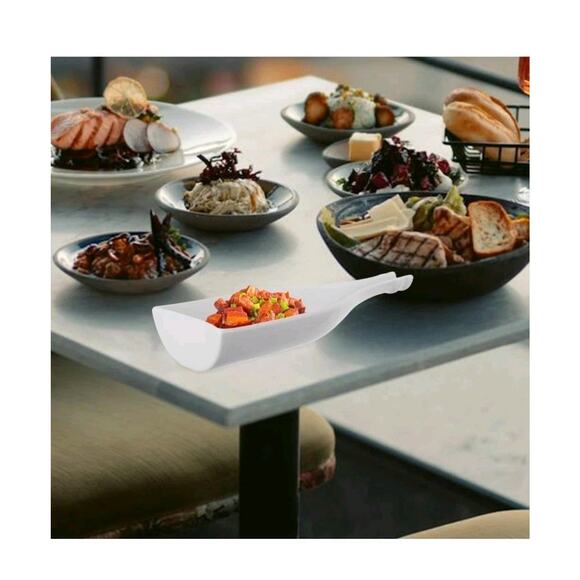 Unique Wine Bottle Shape Ceramic Serving Platter for Appetizers and Cold Dishes - Picture 5 of 9